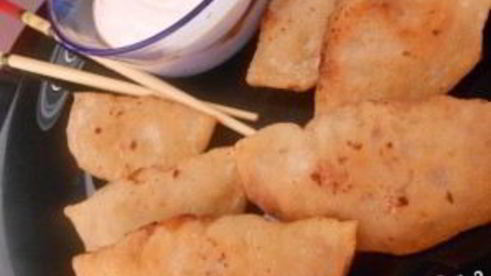 пельмени во фритюре