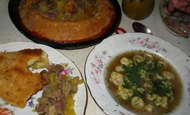 Татарские пельмени юфахаш