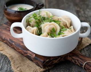 Традиционные пельмени с мясом