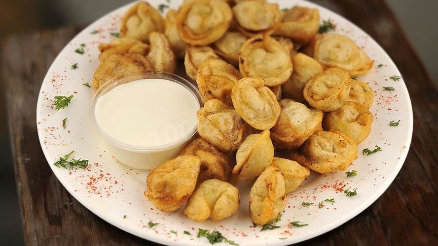 Рецепт замороженных жареных пельменей
