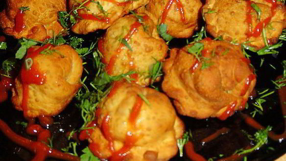 Рецепт Жареных пельменей с грибами и капустой