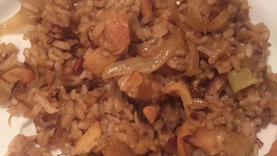 Рецепт грибного плова