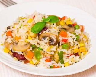 Легкий овощной плов