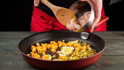 овощной плов с курицей