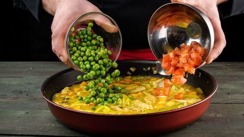 овощной плов с курицей