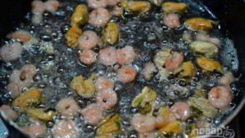 паэлья классическая с морепродуктами