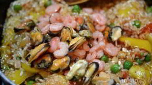 паэлья классическая с морепродуктами