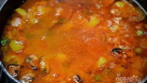 паэлья классическая с морепродуктами