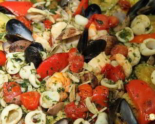 Паэлья с морепродуктами