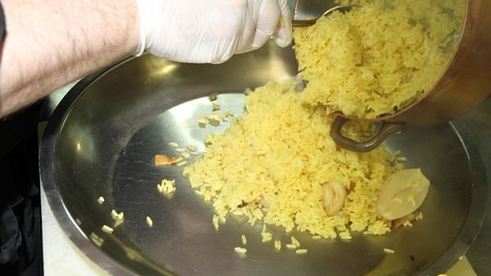 паэлья с морепродуктами