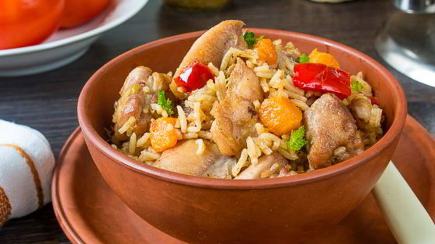Рецепт пилава с курицей и тыквой