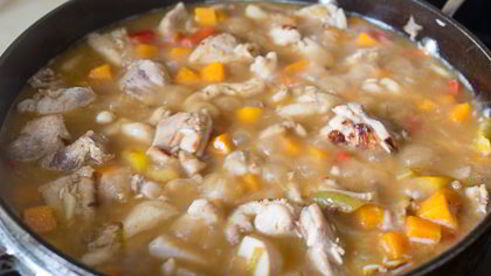 пилав с курицей и тыквой