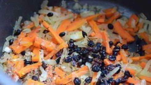 плов без мяса в мультиварке