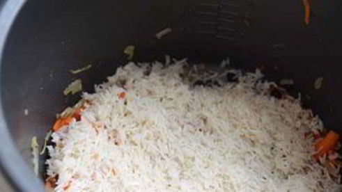 плов без мяса в мультиварке