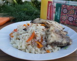 Плов Дачный с карпом