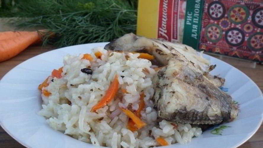 Рецепт плова дачного с карпом