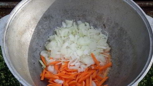 плов дачный с карпом