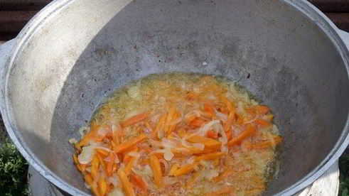 плов дачный с карпом