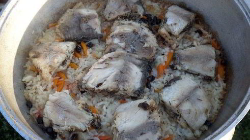 плов дачный с карпом