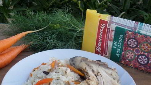 плов дачный с карпом