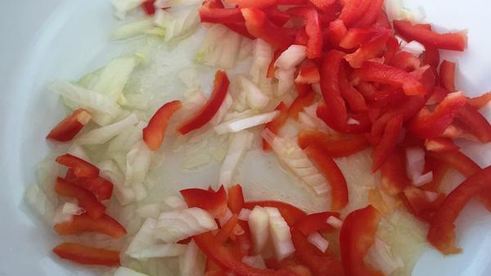 плов из киноа с грибами