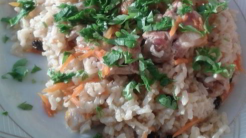 плов из курицы на здоровье