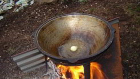 плов на костре