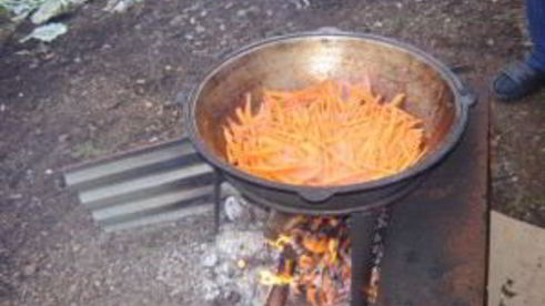 плов на костре