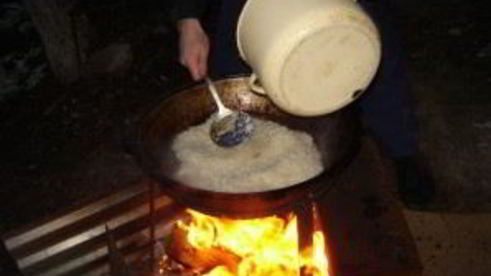 плов на костре