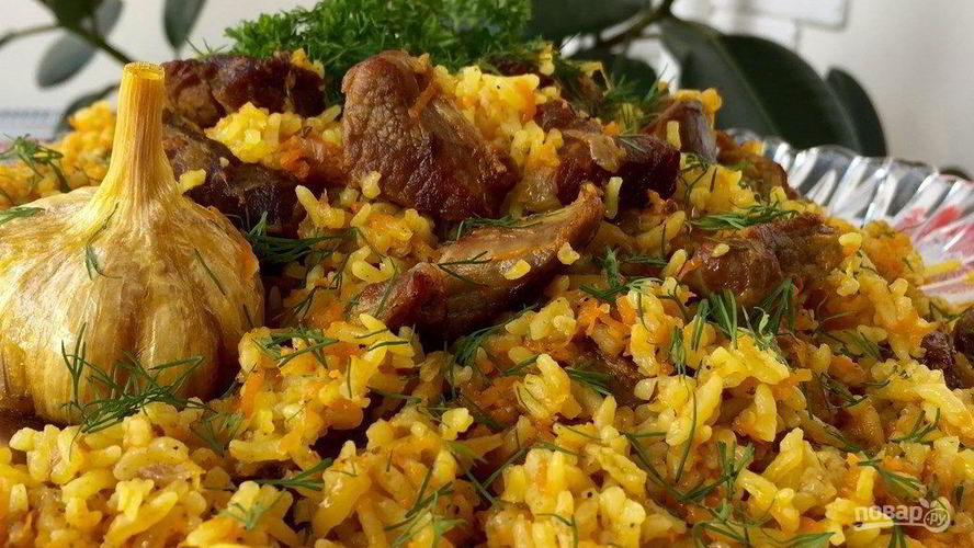 Рецепт плова по-украински со свининой
