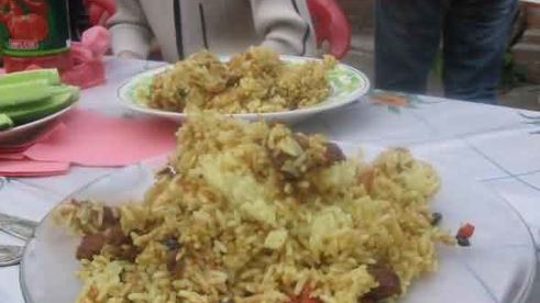 плов праздничный по-узбекски