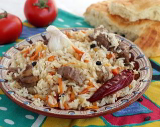 Плов с бараньими ребрами