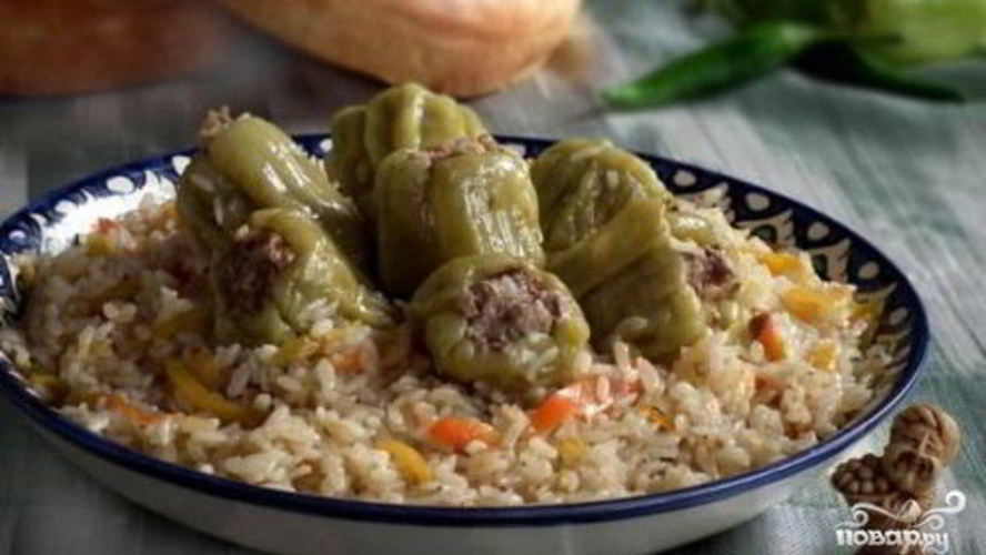 Рецепт плова с болгарским перцем