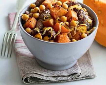 Плов с говядиной и нутом