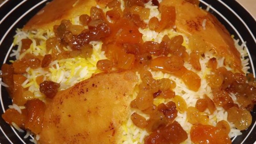 Рецепт плова с курагой и изюмом