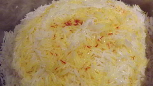 плов с курагой и изюмом