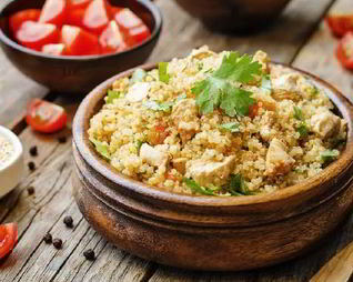 Плов с курицей