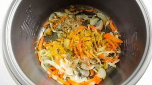 плов с нутом в мультиварке