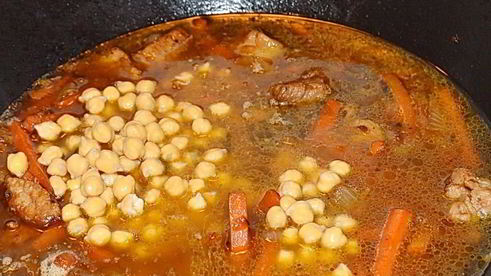 плов с нутом