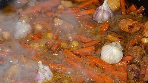 плов с нутом