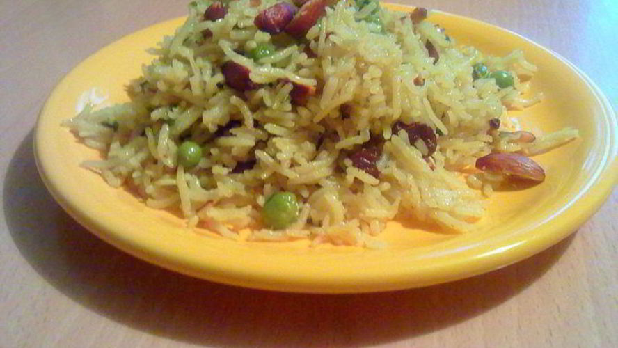 Рецепт плова с зеленым горошком