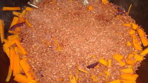 плов узбекский из риса де-взира