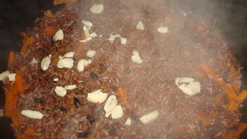 плов узбекский из риса де-взира