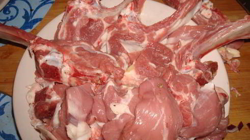 плов узбекский из риса де-взира