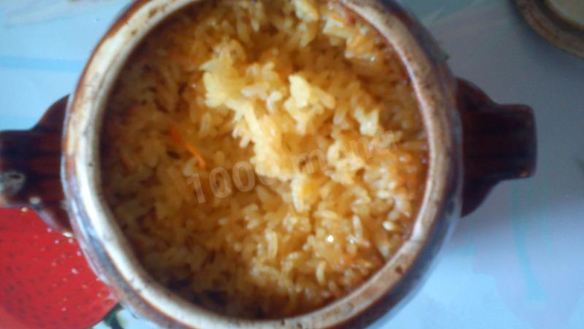 Рецепт Плова в горшочке в духовке с курицей