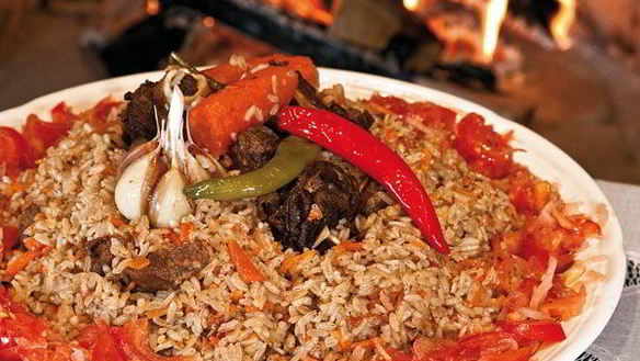 Рецепт Плова в казане на плите