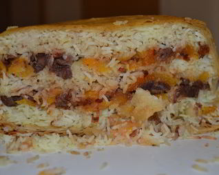 Плов в лаваше