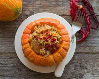Плов в тыкве