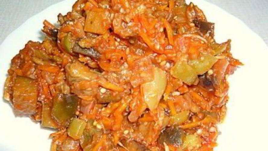 Рецепт баклажанового рагу