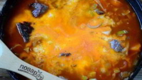 говяжье рагу в томатно-сливочном соусе